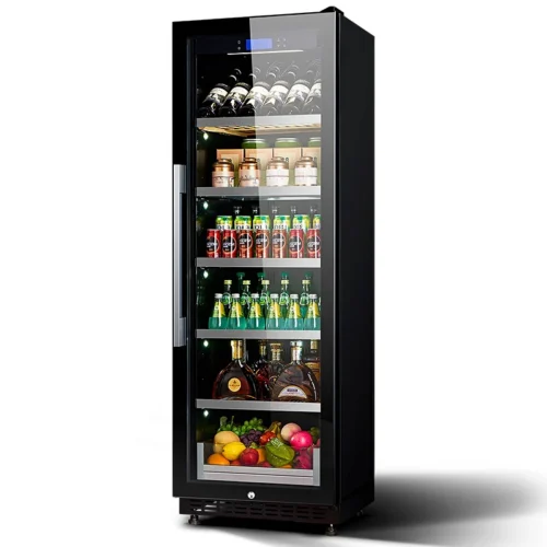 custom freestanding beverage refrigerator