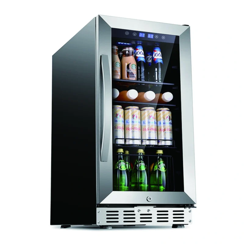 Custom Freestanding Beverage Refrigerator